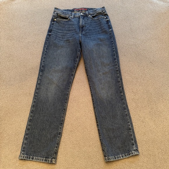 Lucky Brand Denim - LUCKY BRAND Jeans ZOE High Rise Straight Leg Medium Wash Denim Women's 10/30L